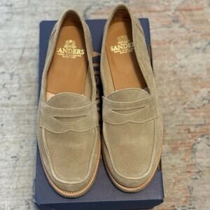 Huckberry Exclusive Sanders Edwin Reverse Suede Penny Loafer - Men’s 11.5